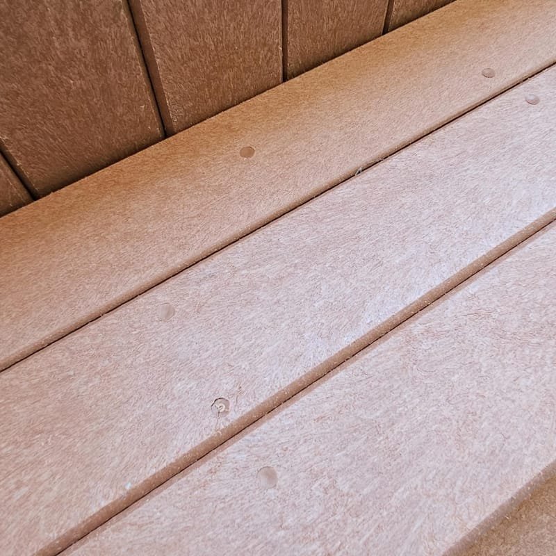 Textura de veio da madeira ecológica EcoÚtil de perto