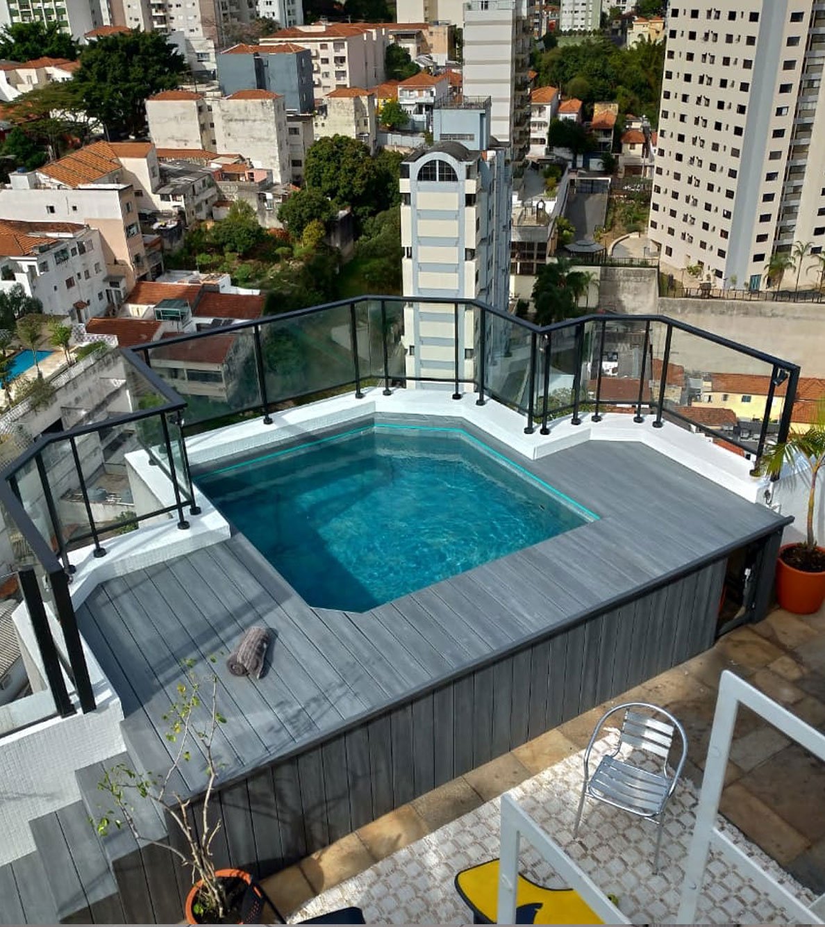 Deck Linha Prime cor Cinza Concreto