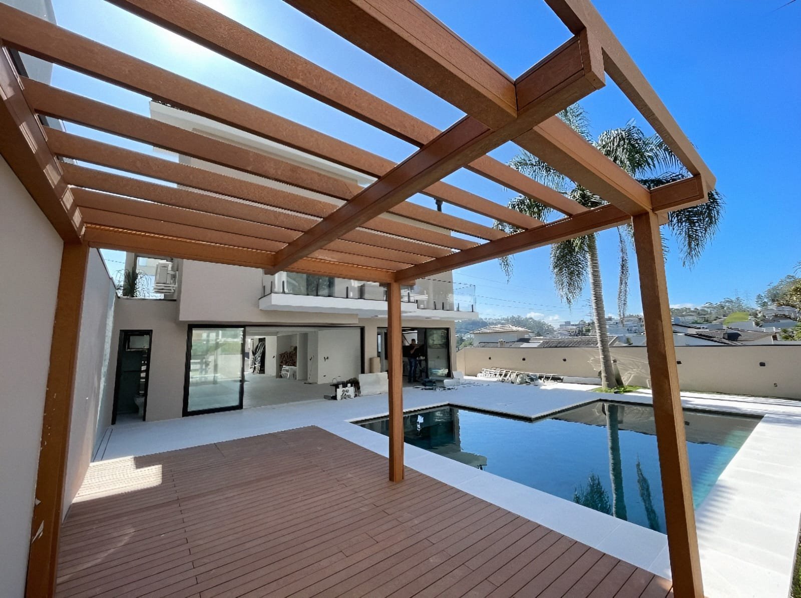 Pergolado em madeira ecológica EcoÚtil